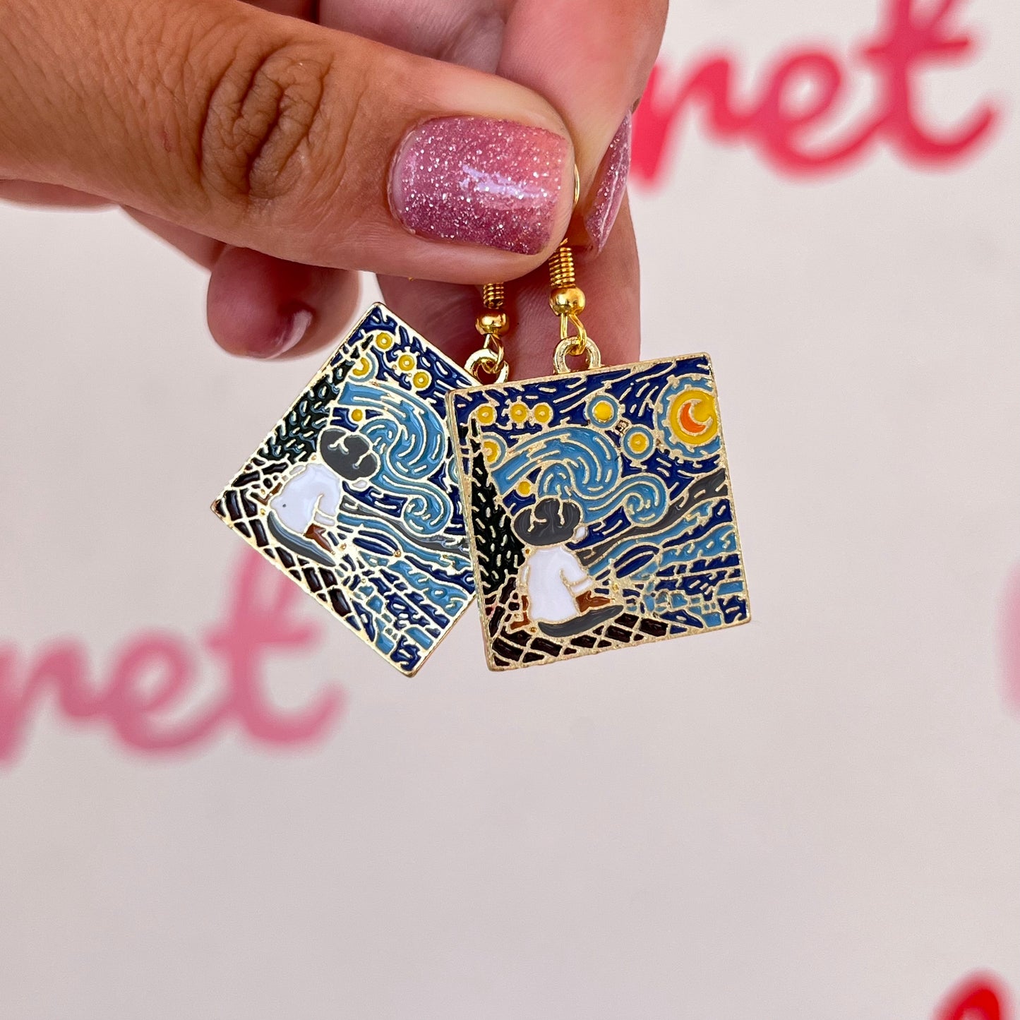 Aretes Noche Estrellada