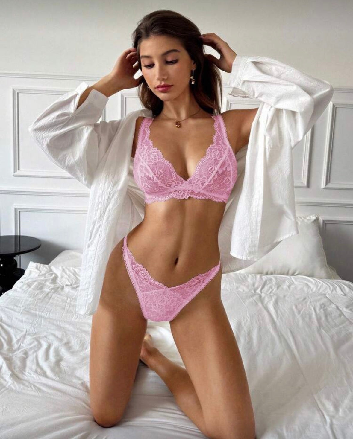 Lencería Rinna Rosa