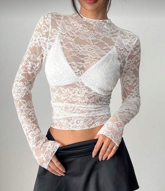 Top Encaje II Blanco