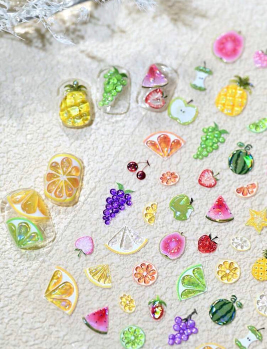 Stickers Uñas Jelly Fruits
