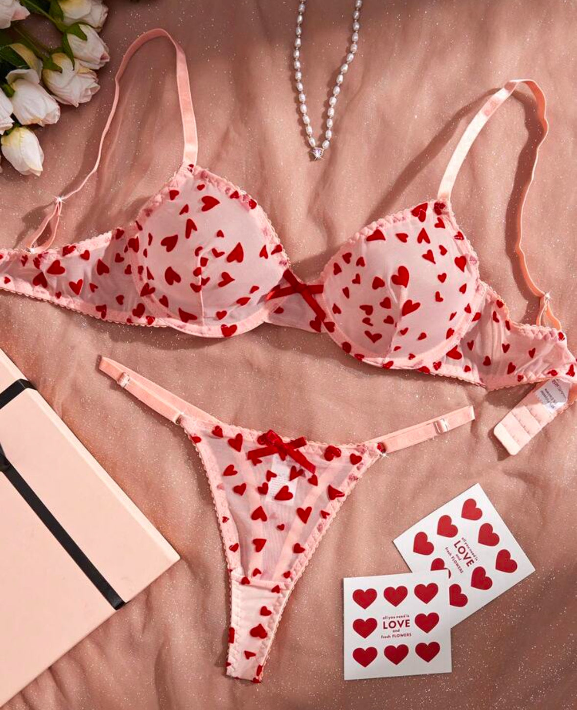 Lencería Velvet Hearts
