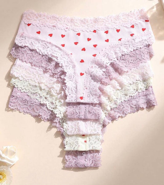 Pantaleta Pastel Corazones