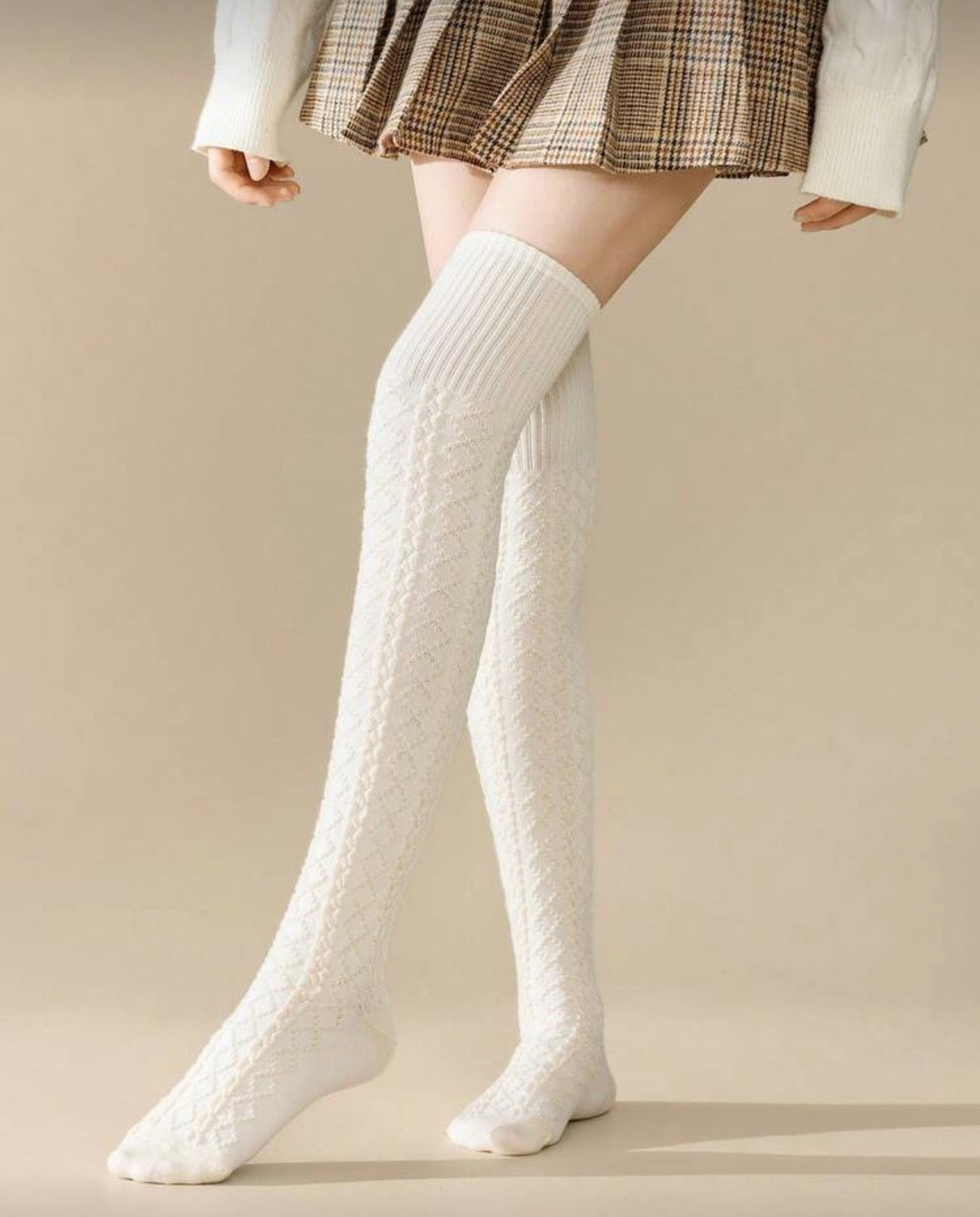 Calcetas Largas Tejidas