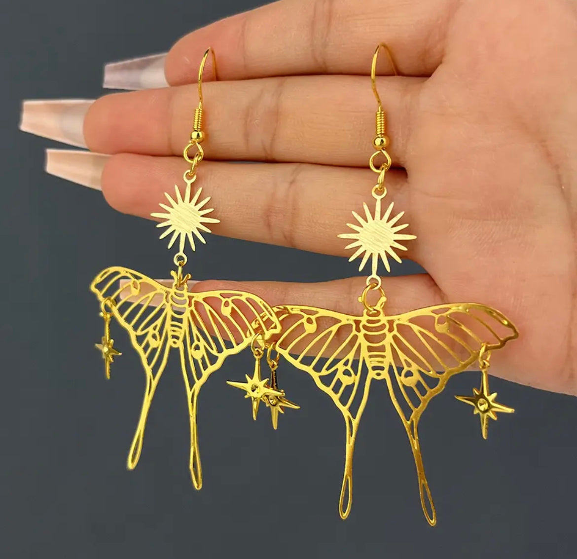 Aretes Boho Mariposa Sol&Estrellas