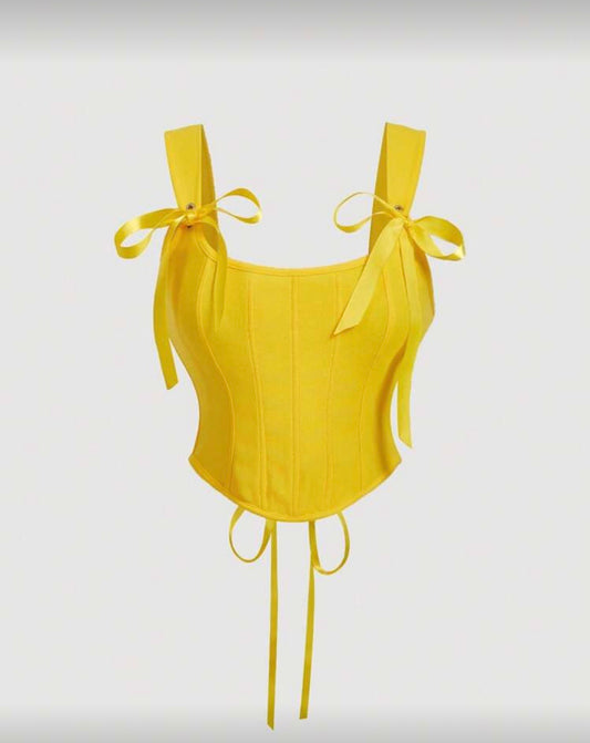 Bustier San Valentín Amarillo