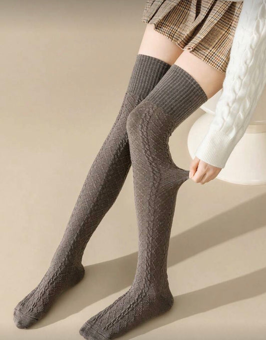 Calcetas Largas Tejidas