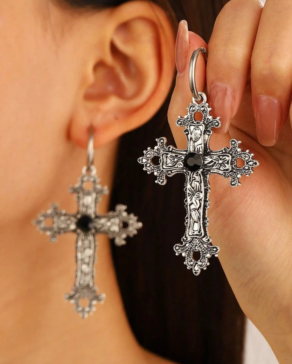 Aretes Cruz Grande