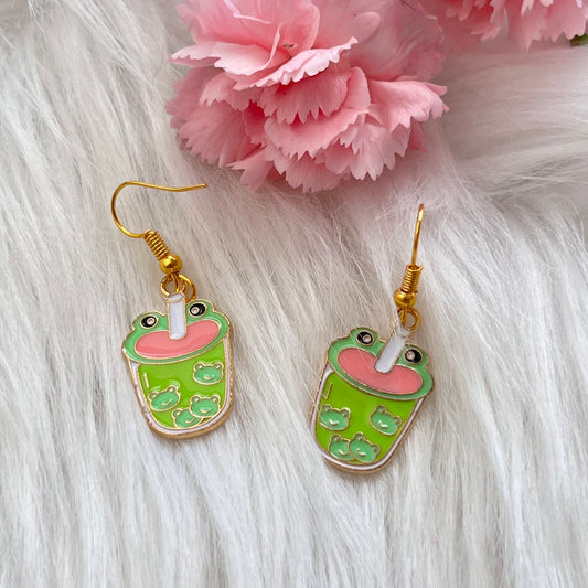 Aretes Vaso Ranita