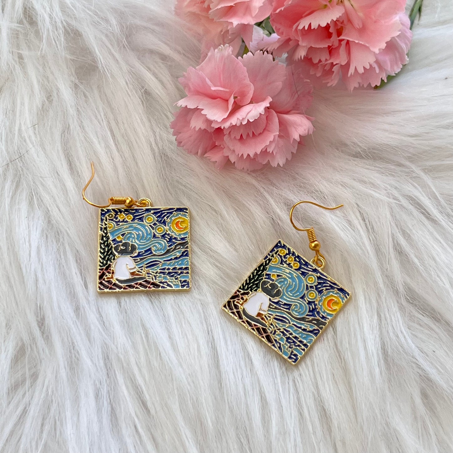 Aretes Noche Estrellada