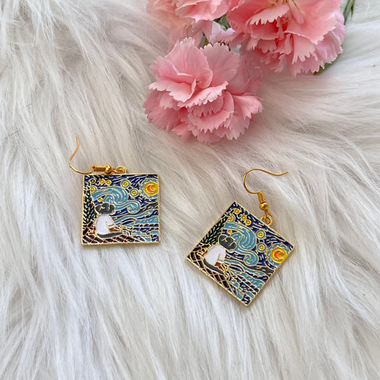 Aretes Noche Estrellada