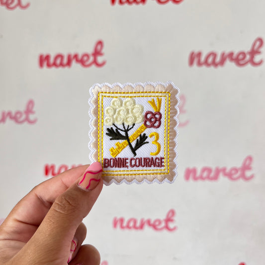 Parche Estampilla Amarilla