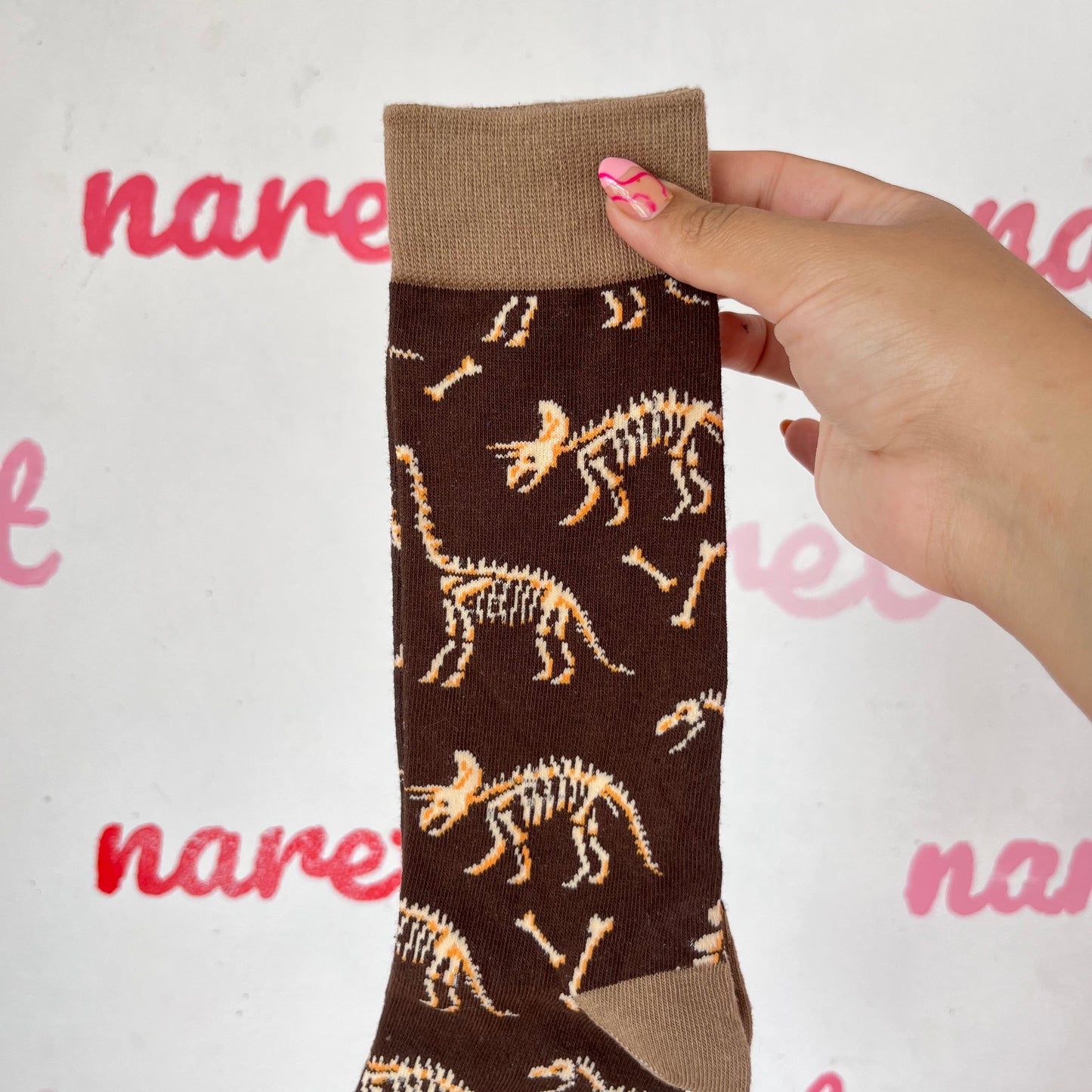 Calcetas Huesos Dinosaurios