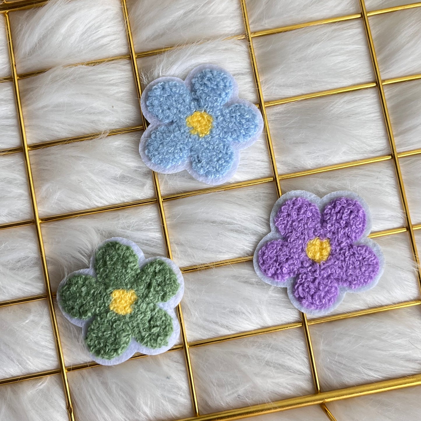 Parche Flor Tejida