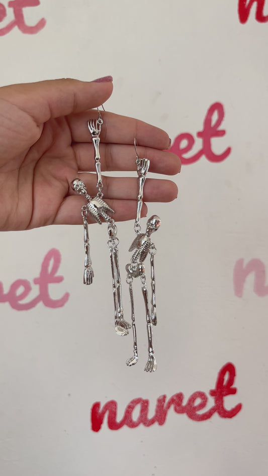 Aretes Esqueleto