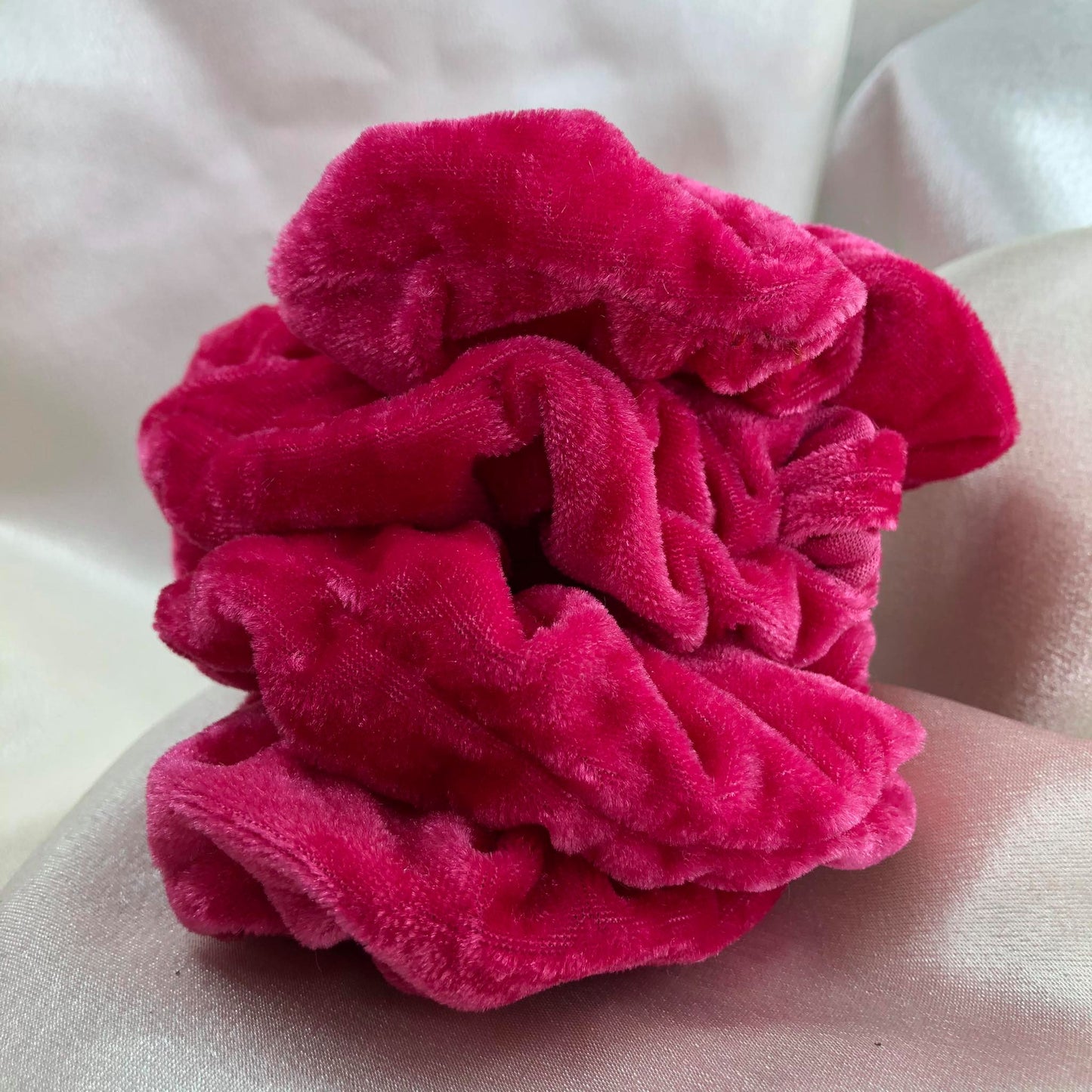 Scrunchie Velvet Rosa