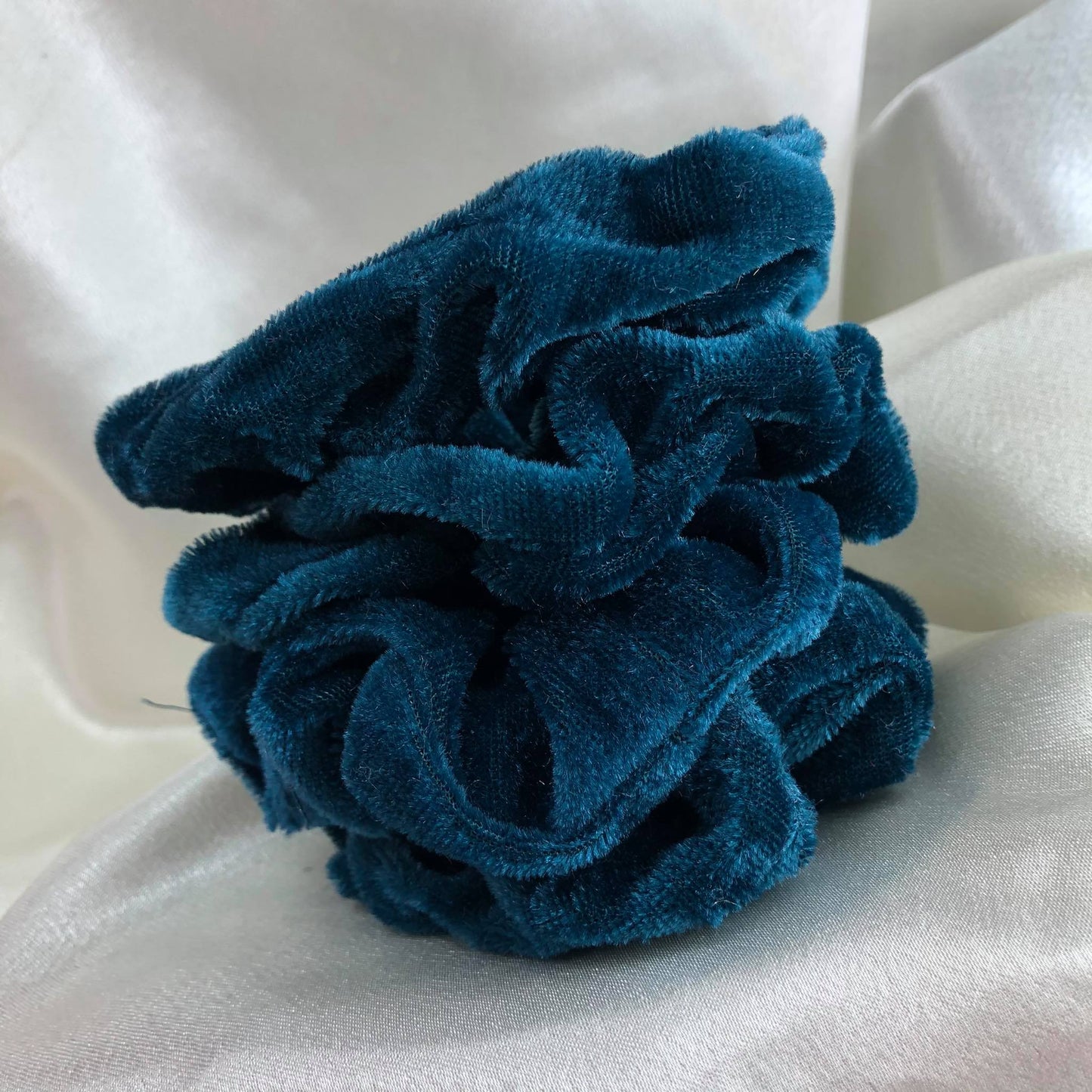 Scrunchie Velvet Azul