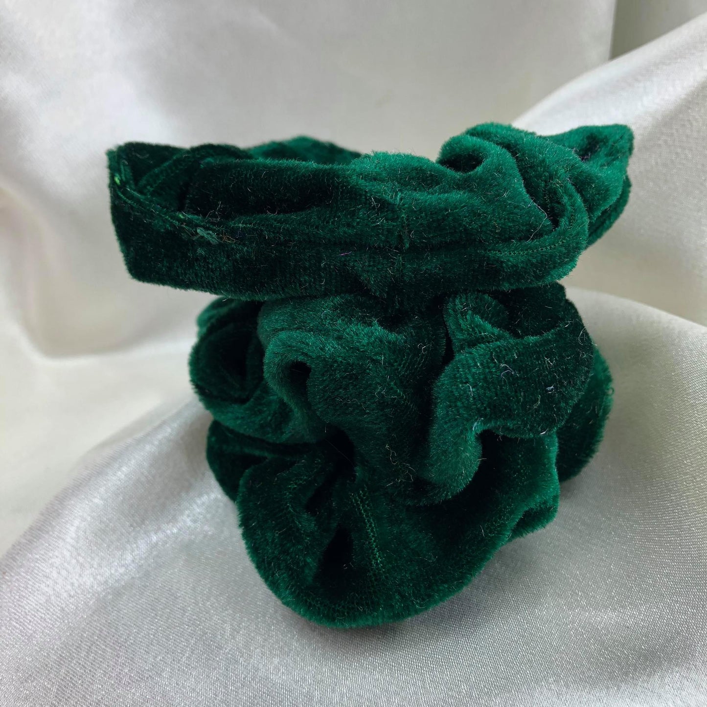Scrunchie Velvet Verde