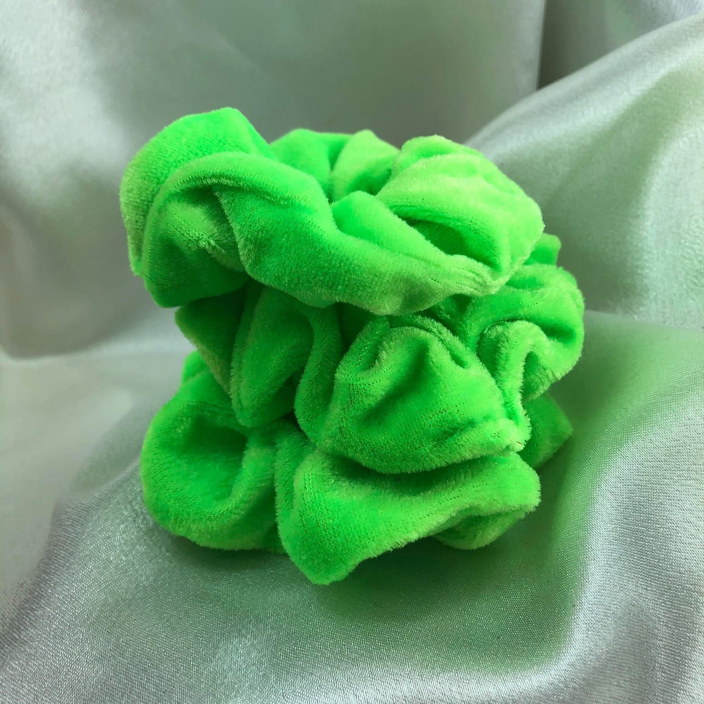 Scrunchie Velvet Verde