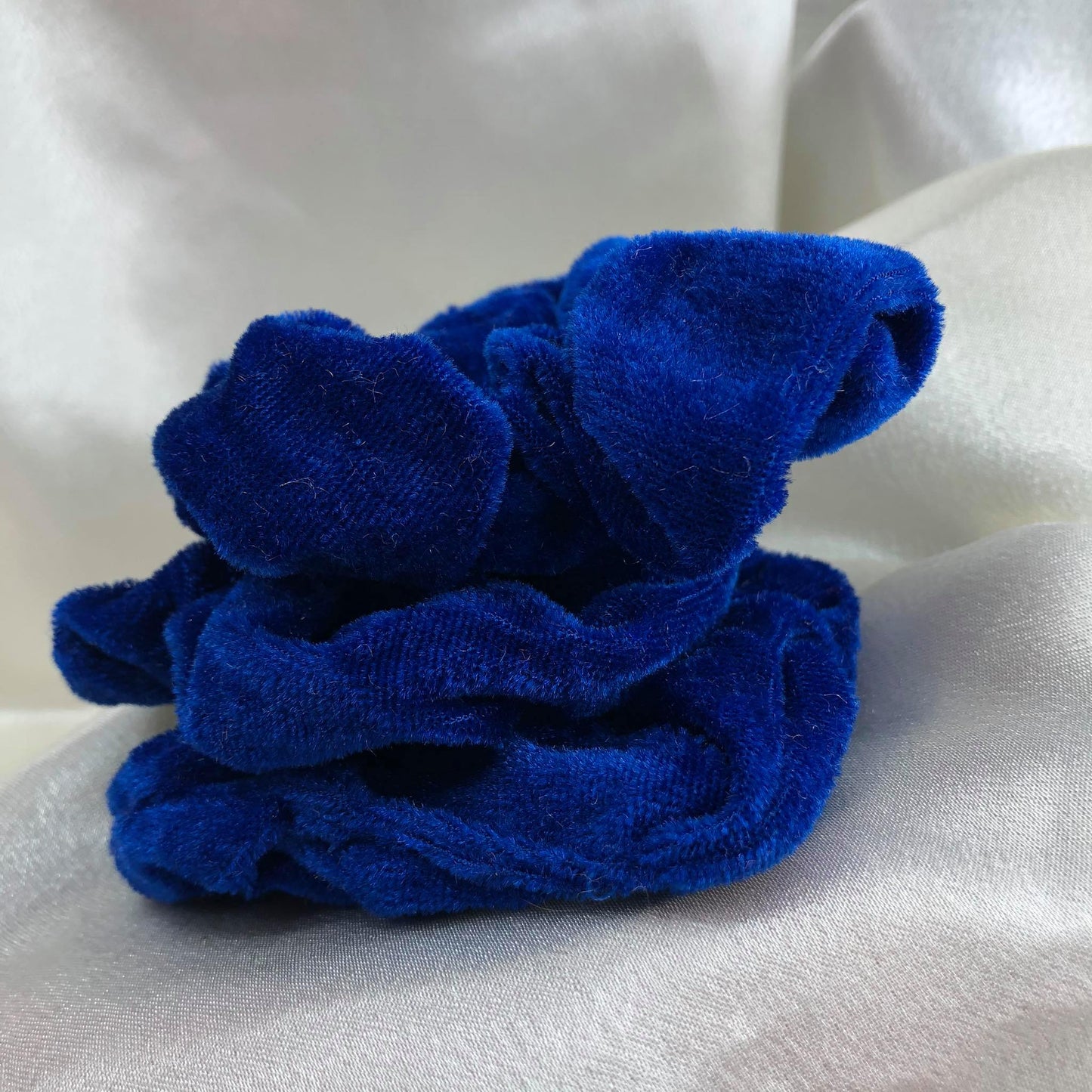 Scrunchie Velvet Azul