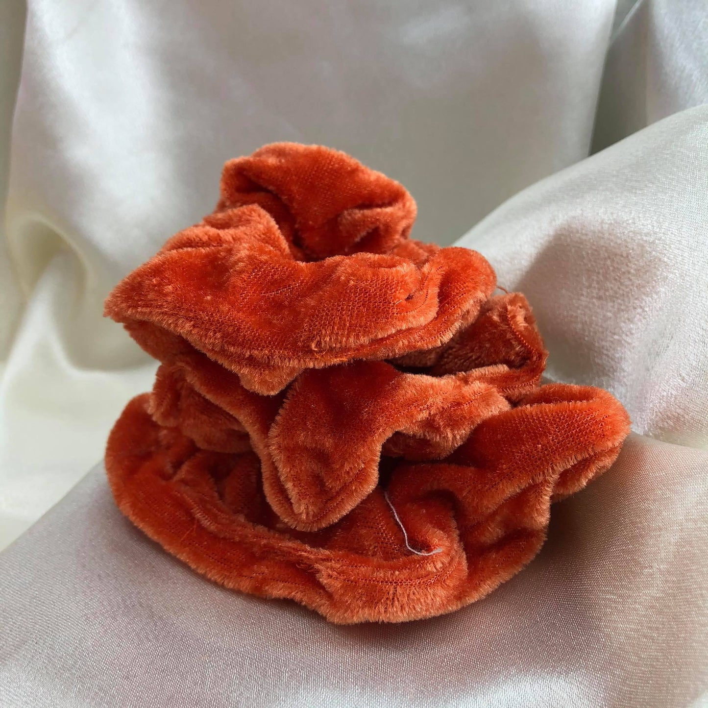 Scrunchie Velvet Naranja