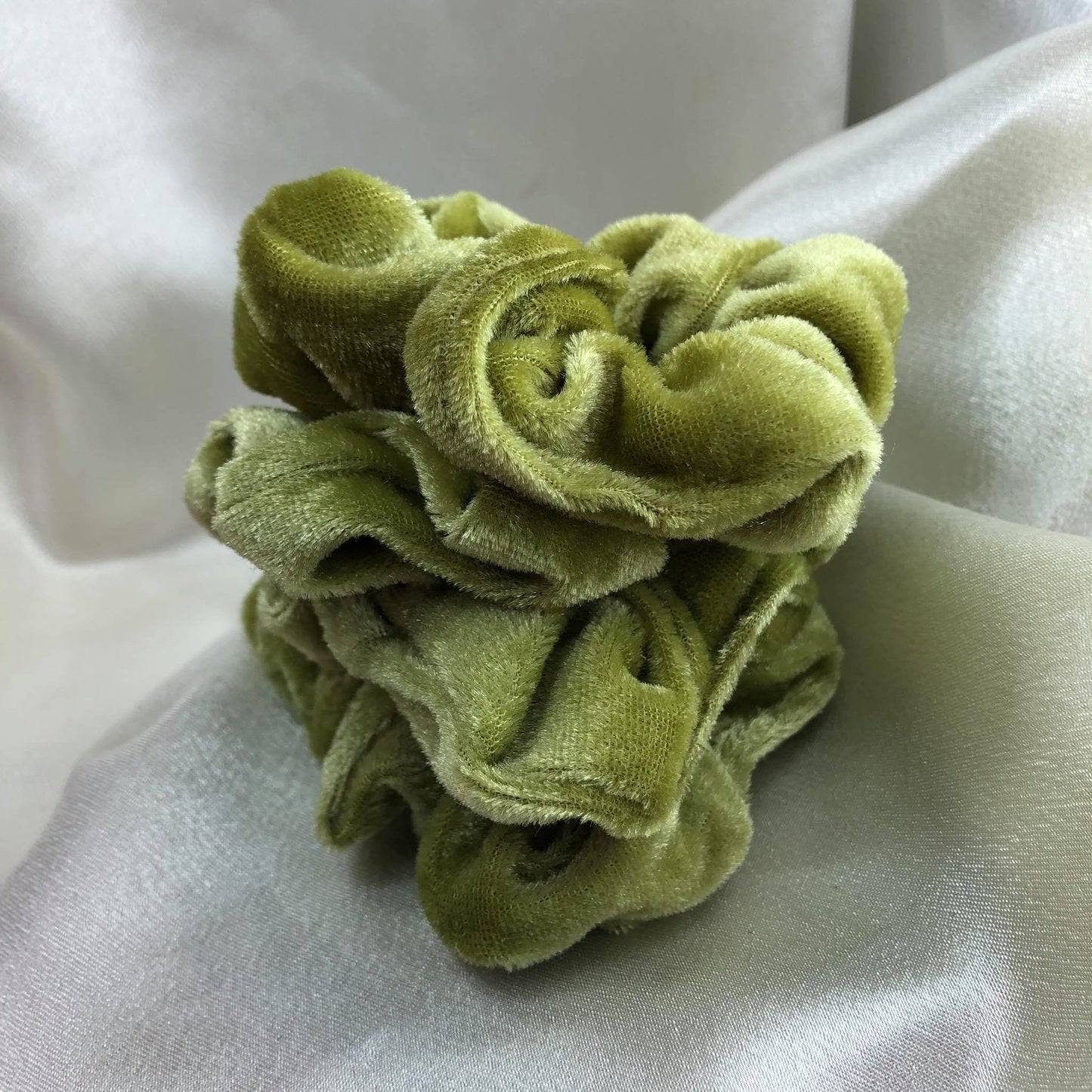 Scrunchie Velvet Verde