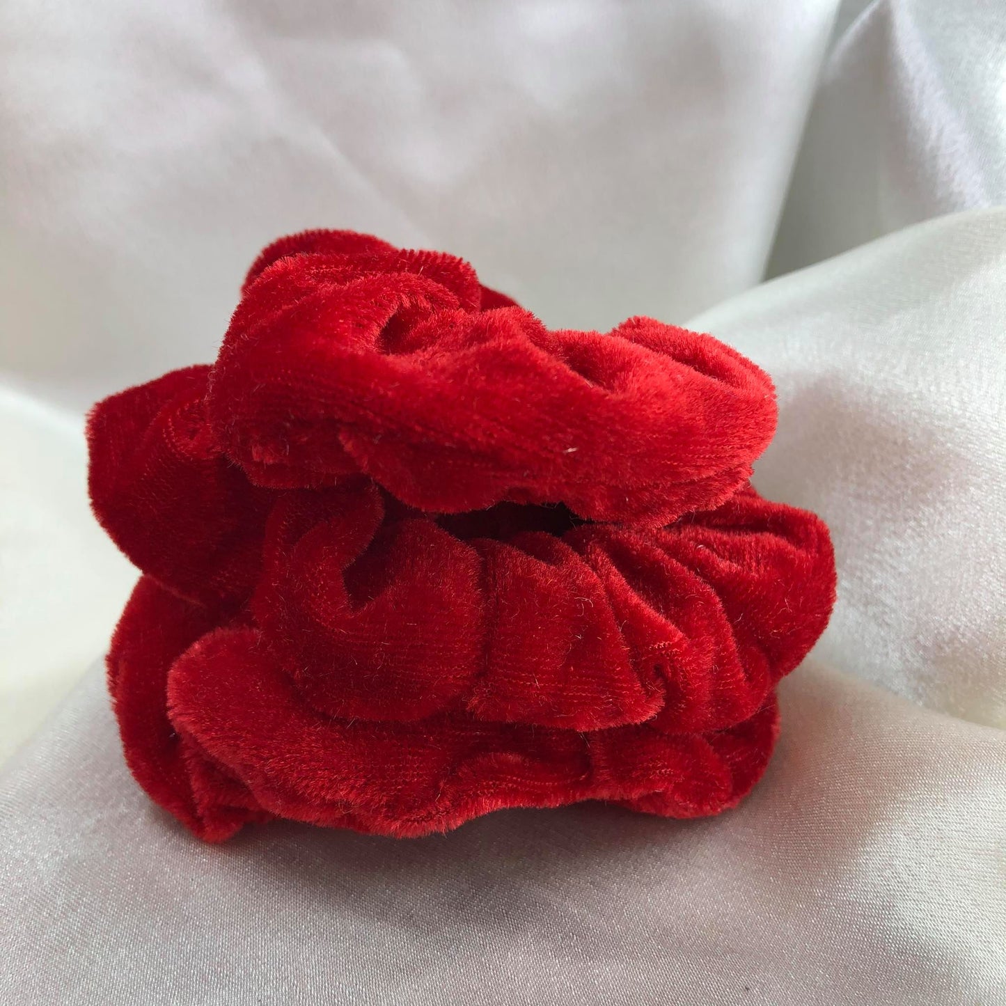Scrunchie Velvet Rosa
