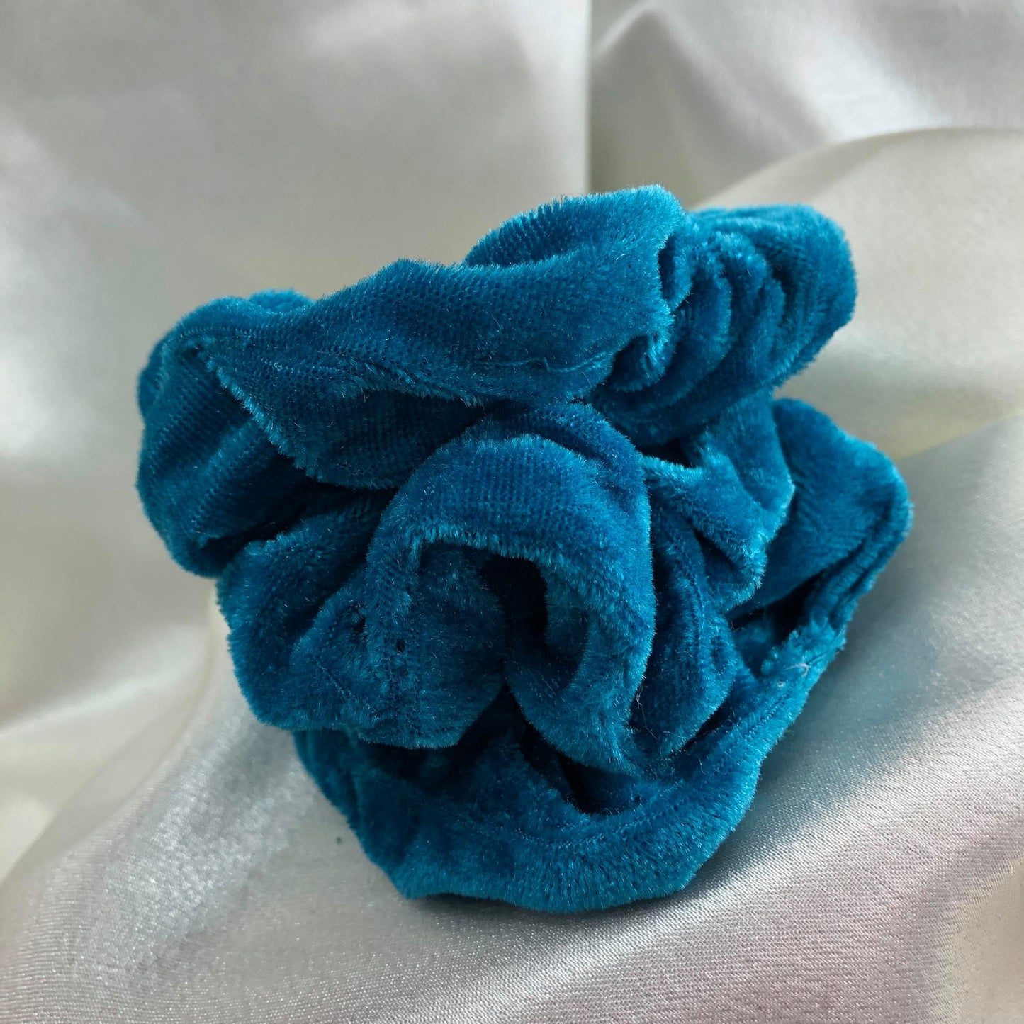 Scrunchie Velvet Azul