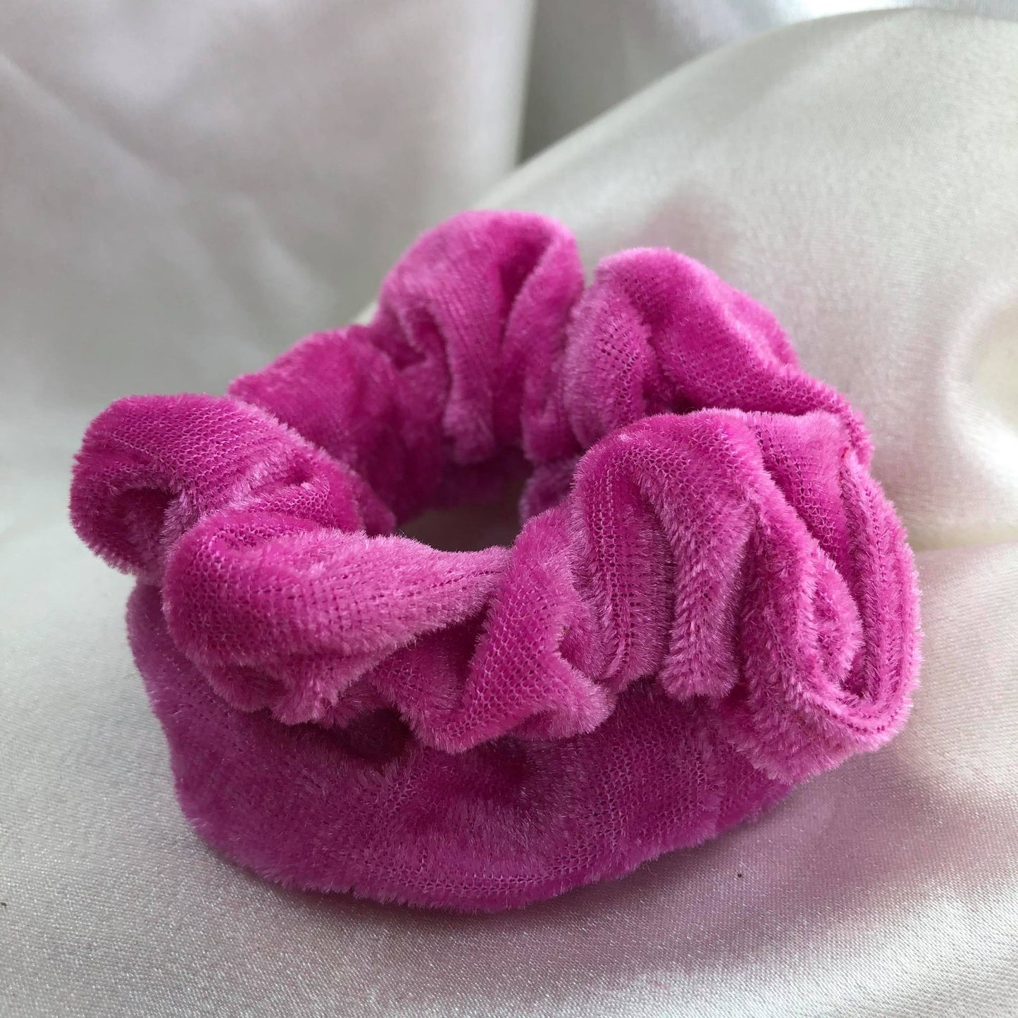 Scrunchie Velvet Rosa