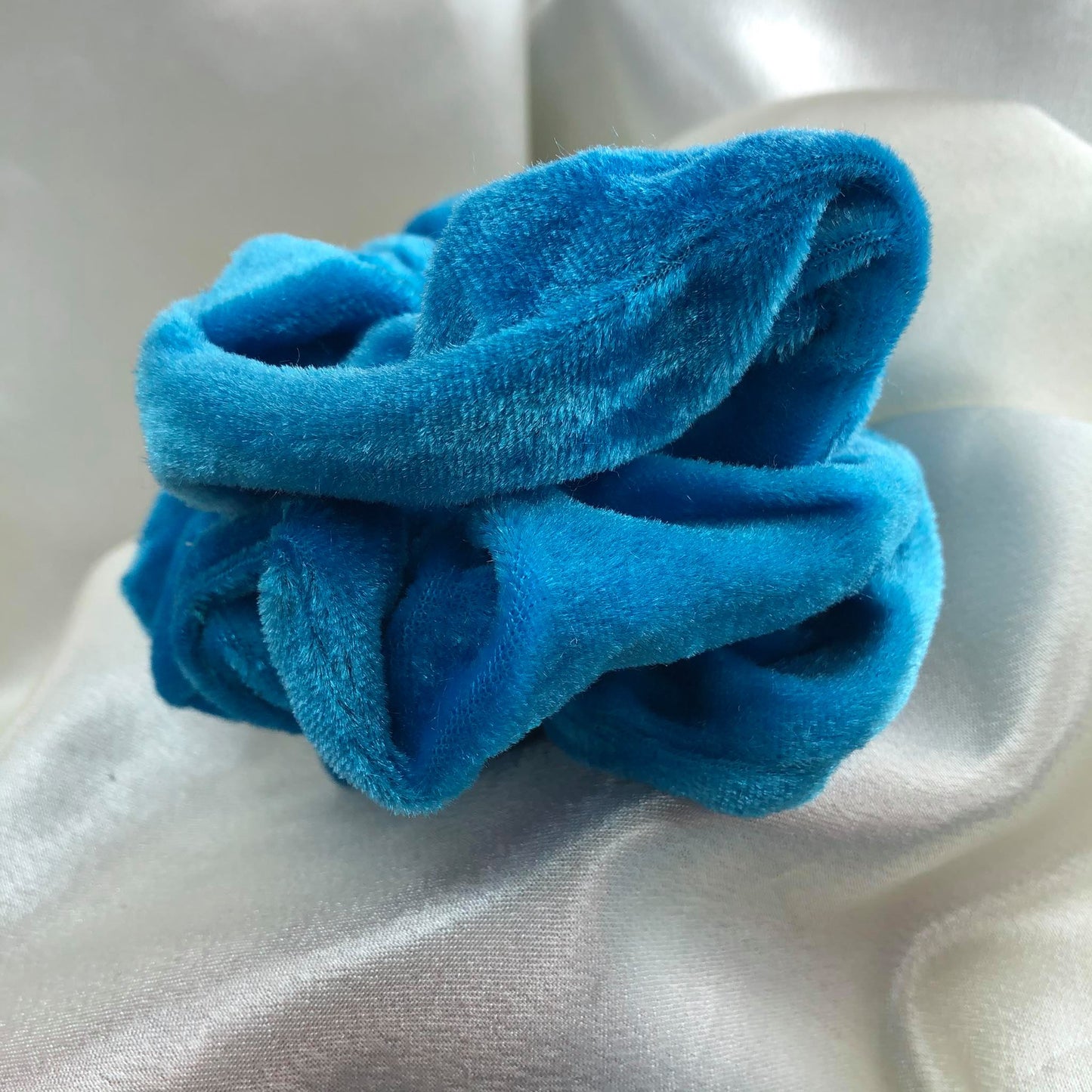 Scrunchie Velvet Azul