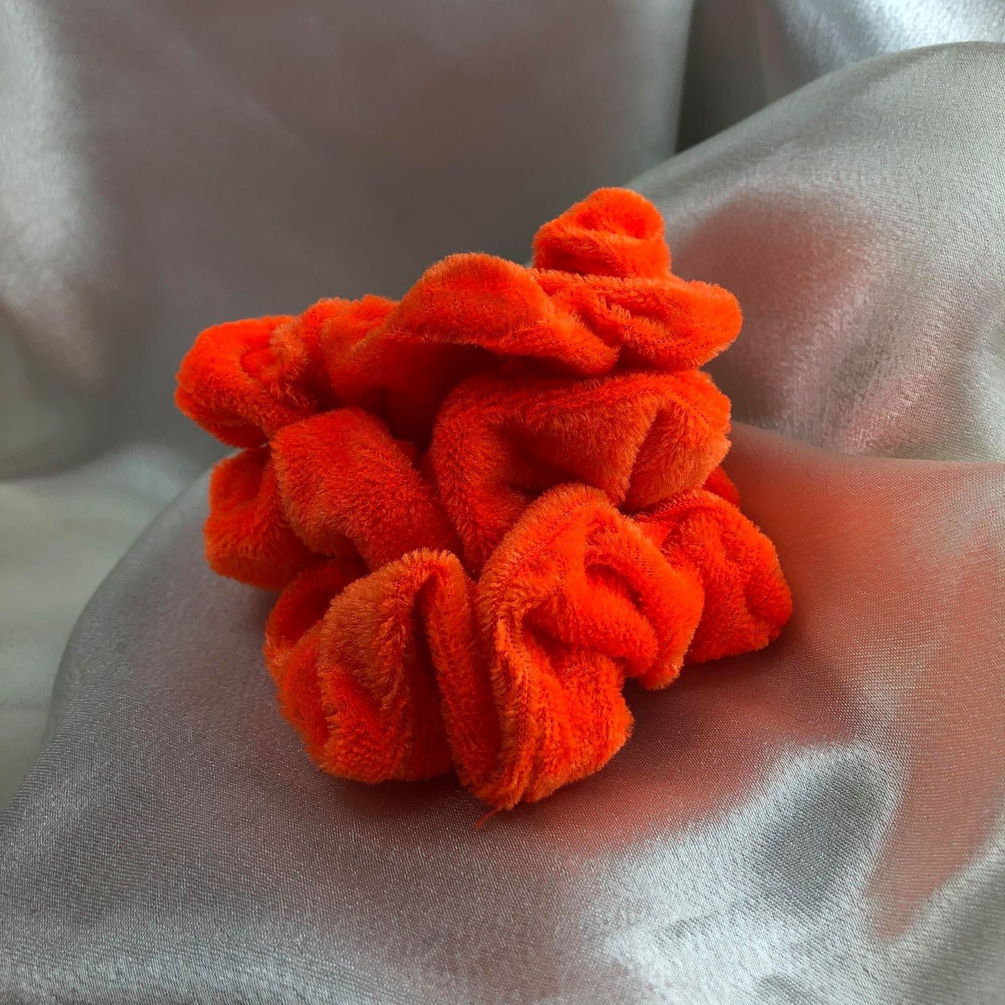 Scrunchie Velvet Naranja