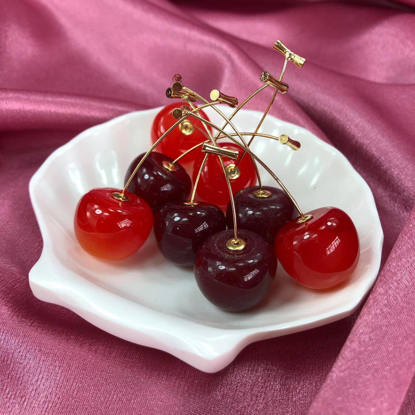 Aretes Cerezas