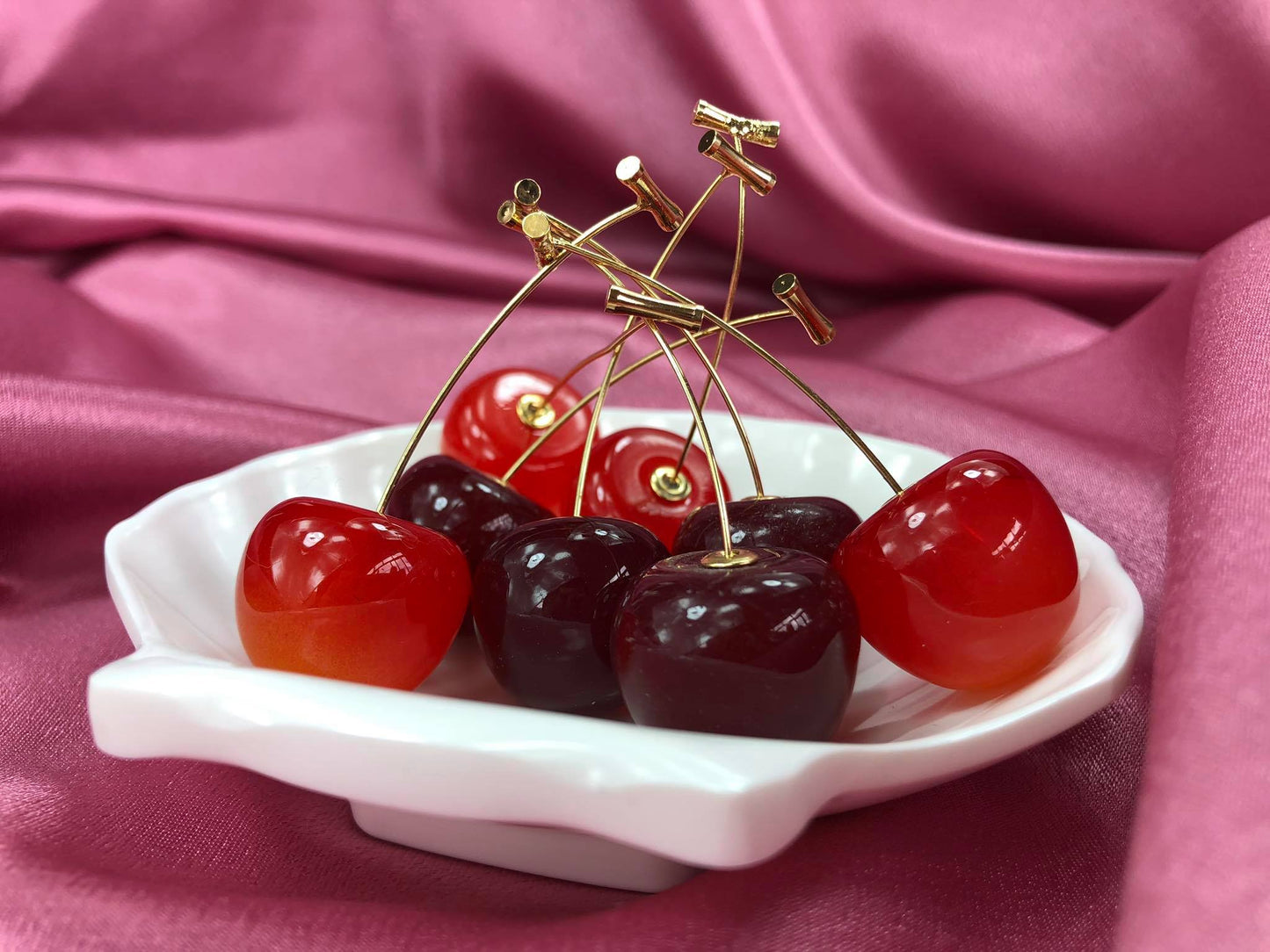 Aretes Cerezas