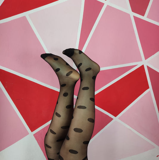 Pantimedias Polka Dots