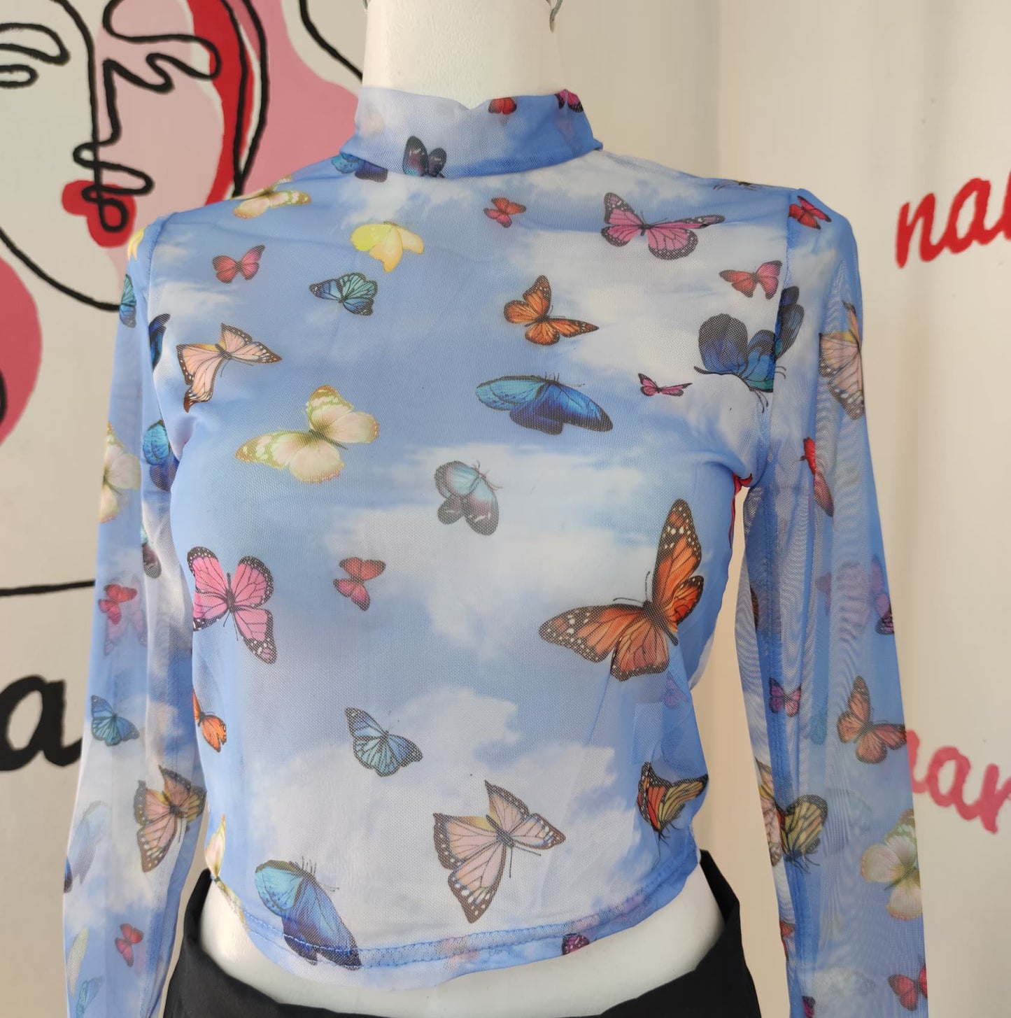 Crop Top Mariposa