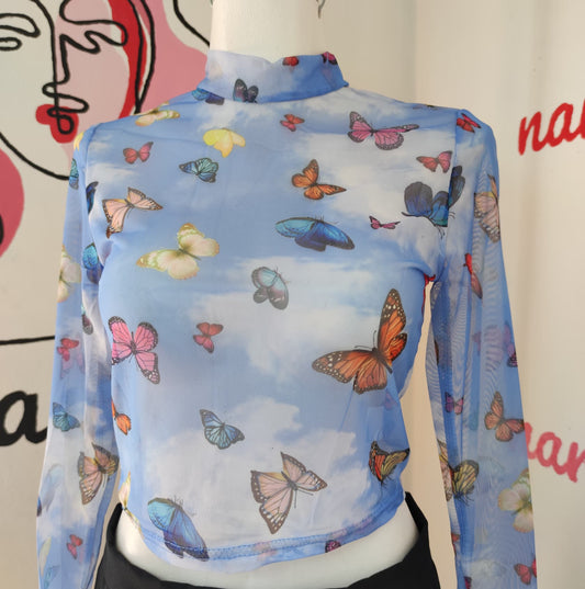 Crop Top Mariposa