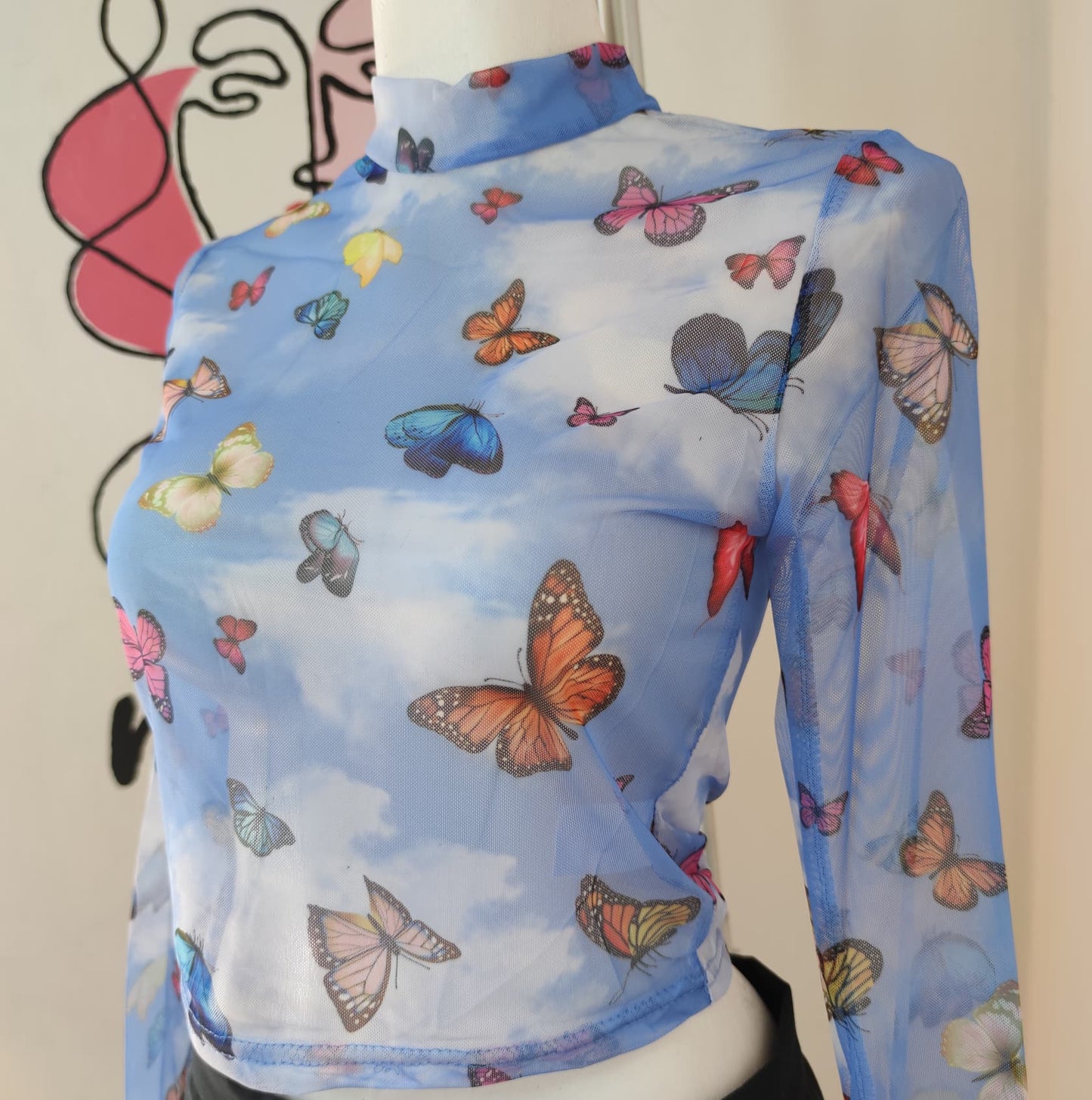 Crop Top Mariposa