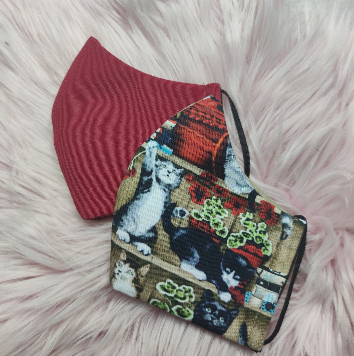 Cubrebocas Gatos
