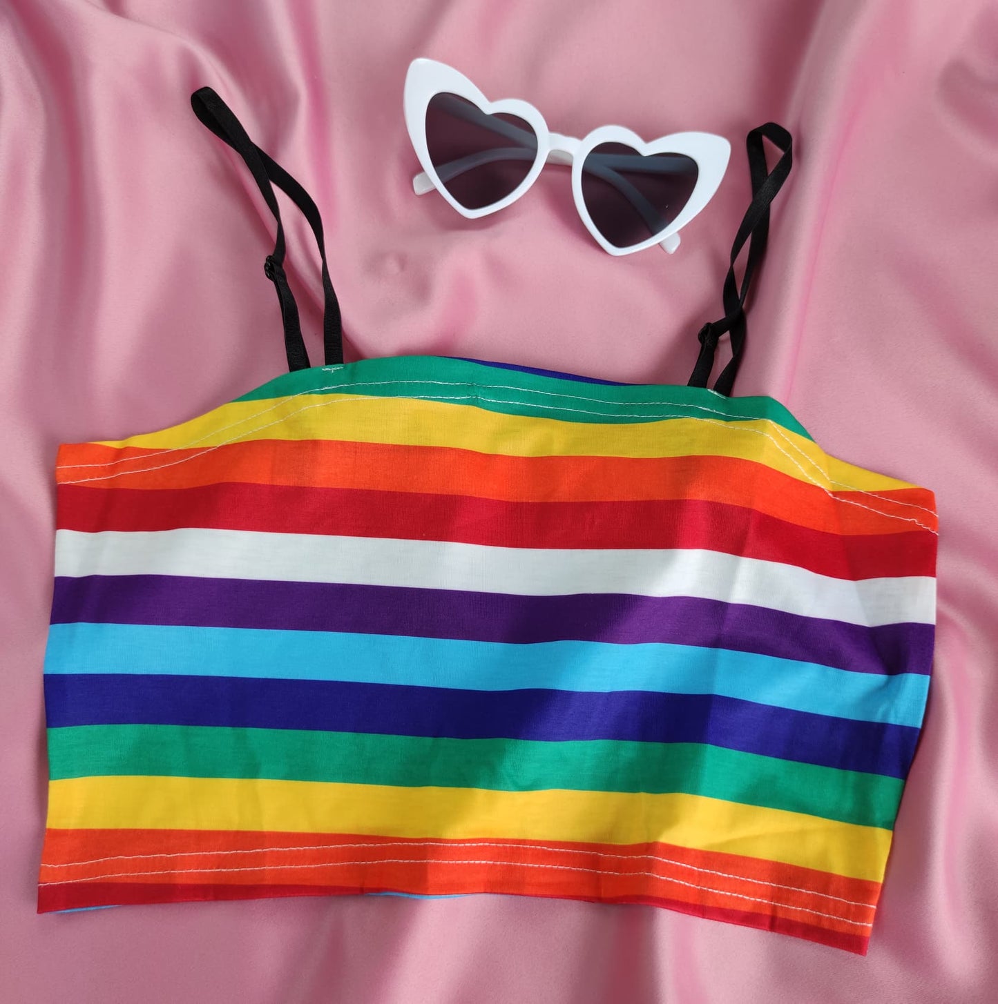 Top Bandeau Rainbow