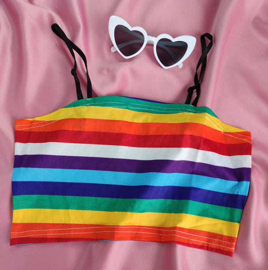 Top Bandeau Rainbow