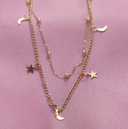 Collar Lunitas y Estrellitas