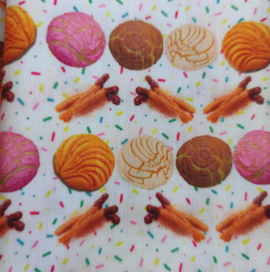 Cubrebocas Conchas y Churros