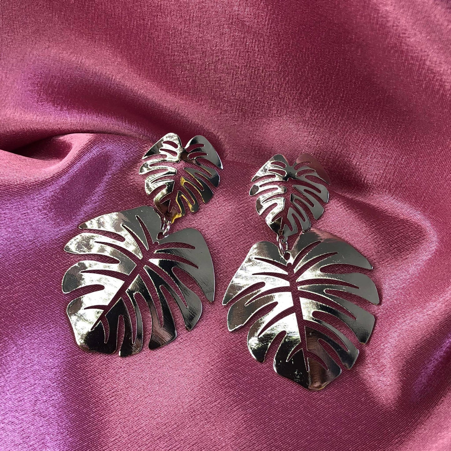 Aretes Hojas Grandes