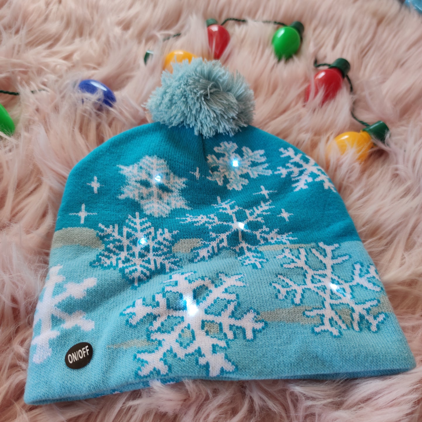 Gorro de Navidad con Luces