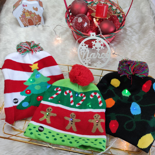 Gorro de Navidad con Luces