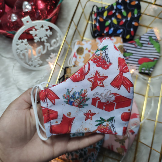 Cubrebocas Navidad