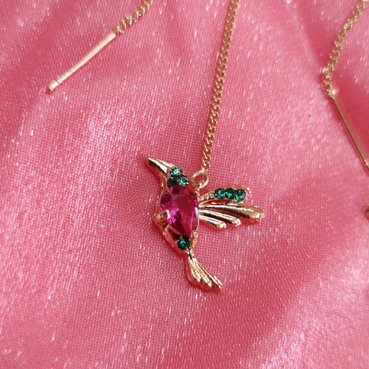 Aretes Péndulo Colibrí