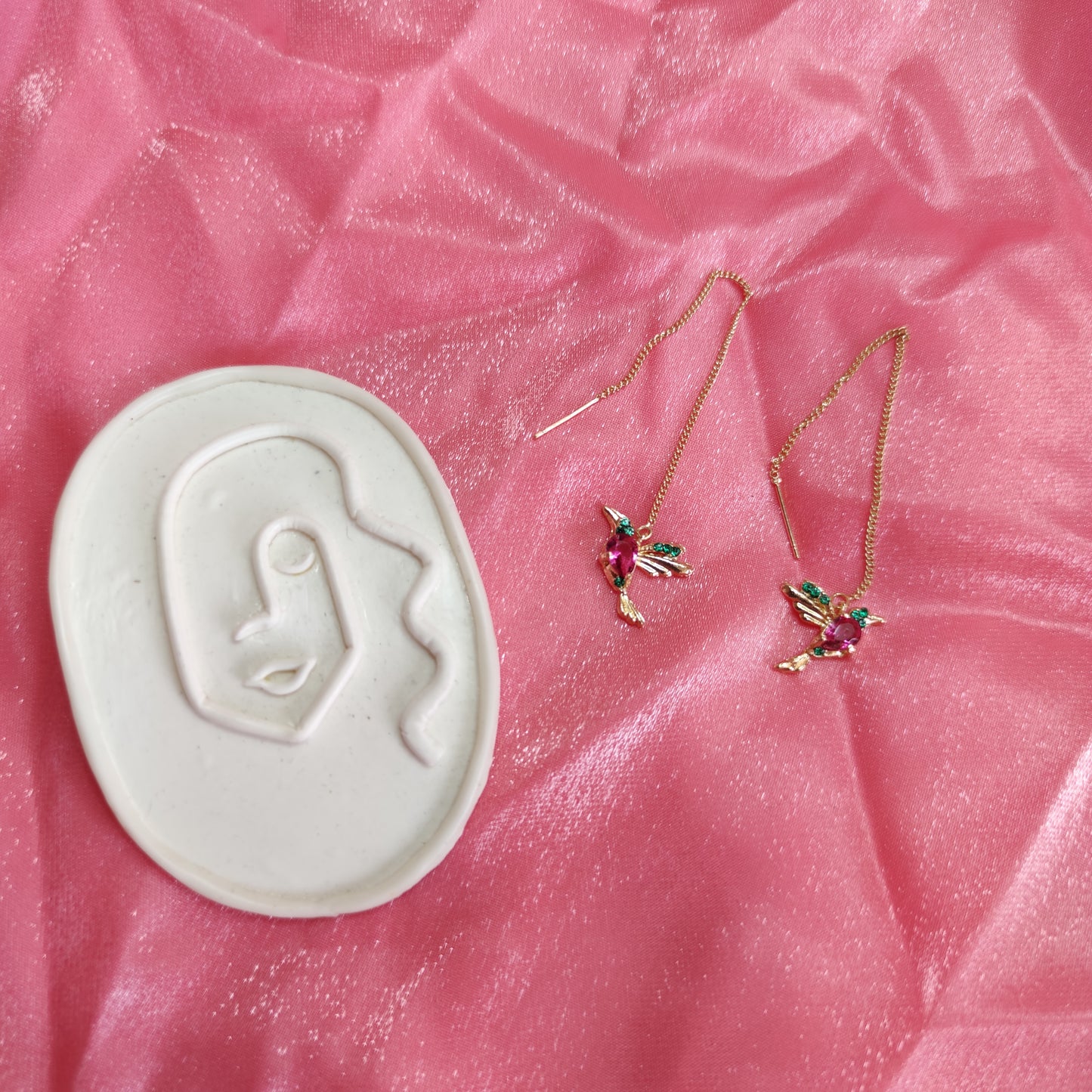 Aretes Péndulo Colibrí