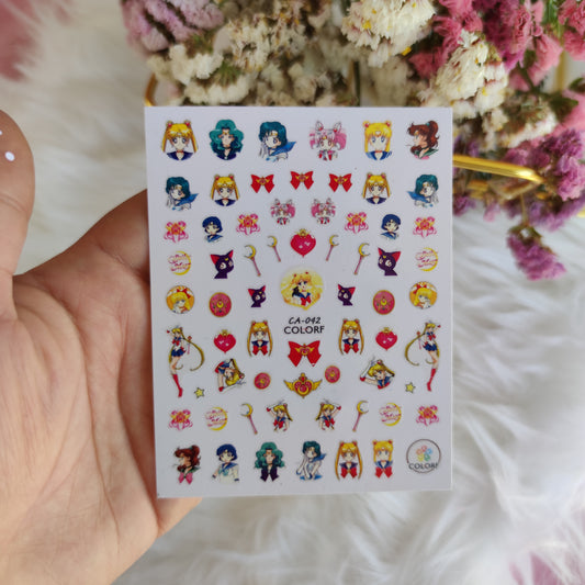 Stickers Uñas Sailor Moon