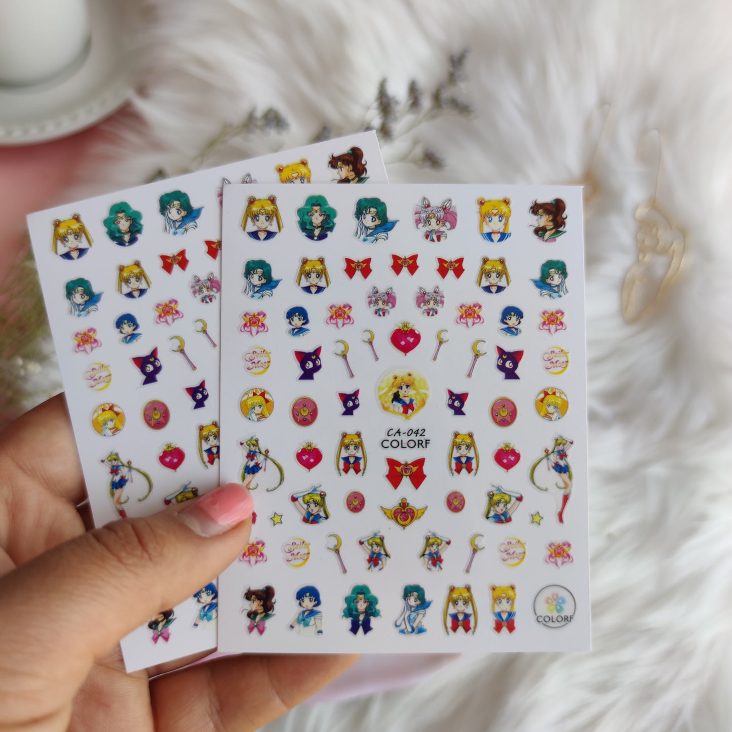 Stickers Uñas Sailor Moon