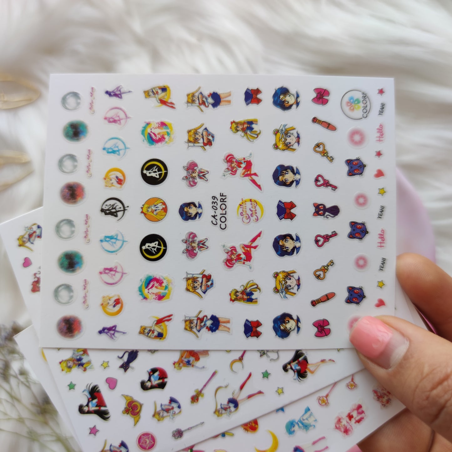 Stickers Uñas Sailor Moon